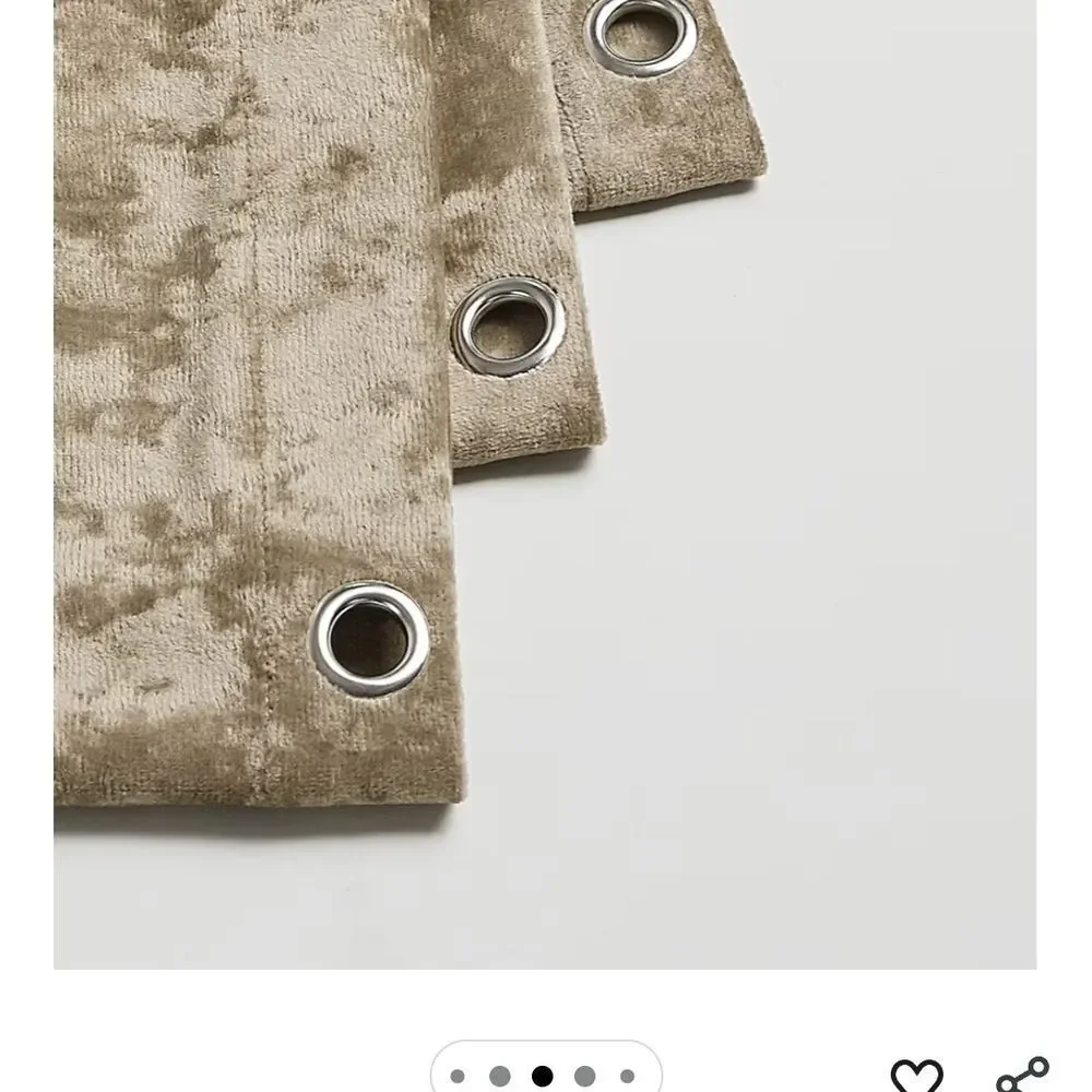 Elegant Tan Shower Curtain